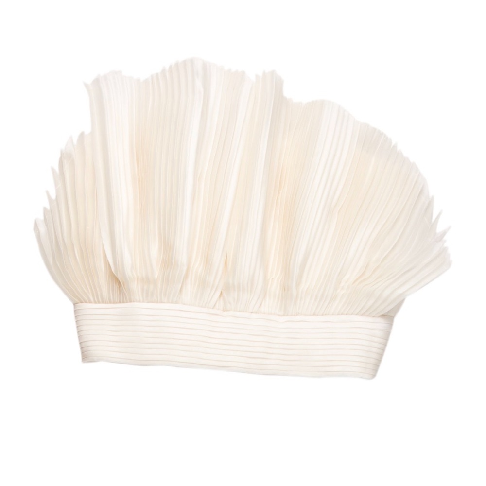 Andres otalora Gingko pleated silk strapless crop top - Picture 2 of 6